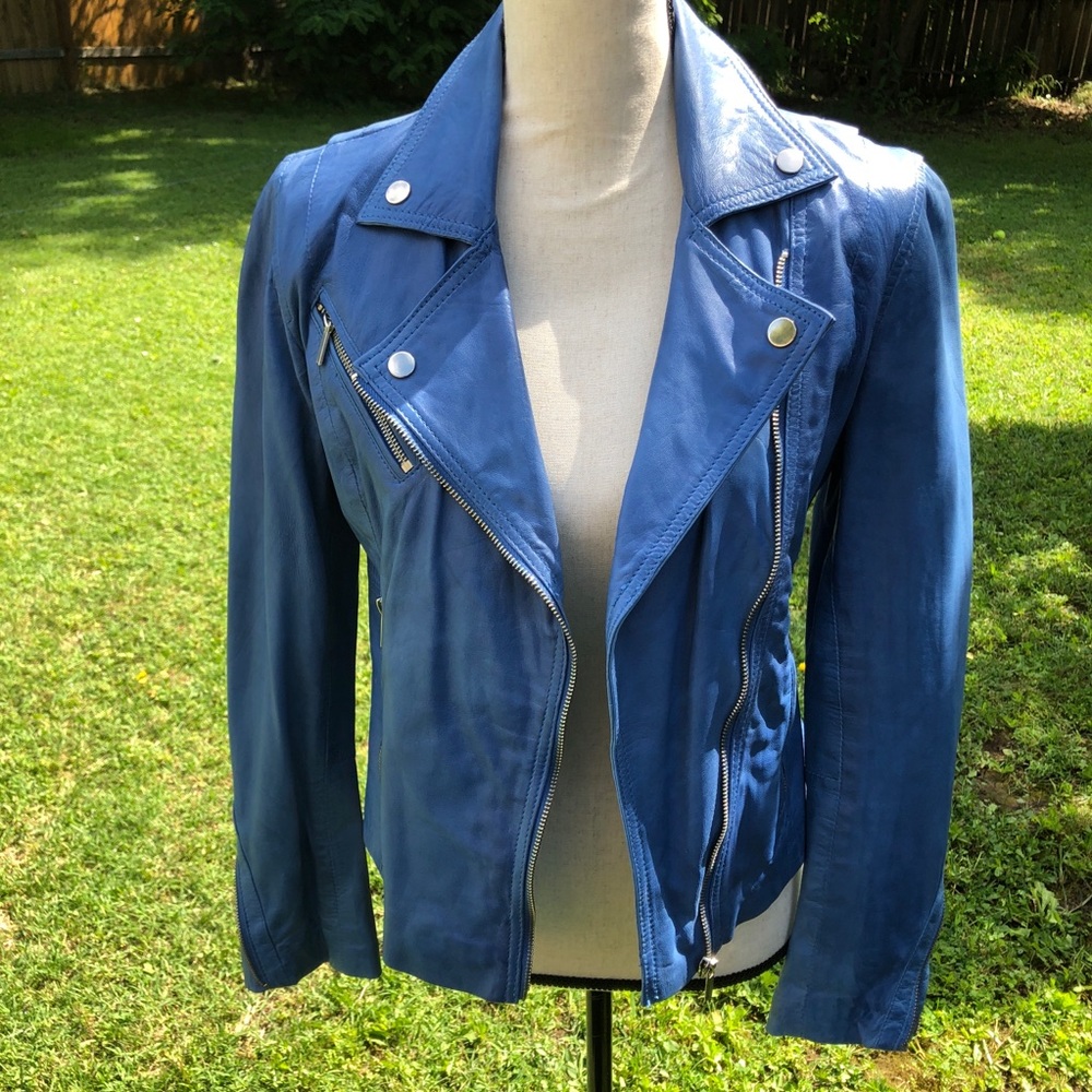 Genuine Leather Motorcycle Jacket